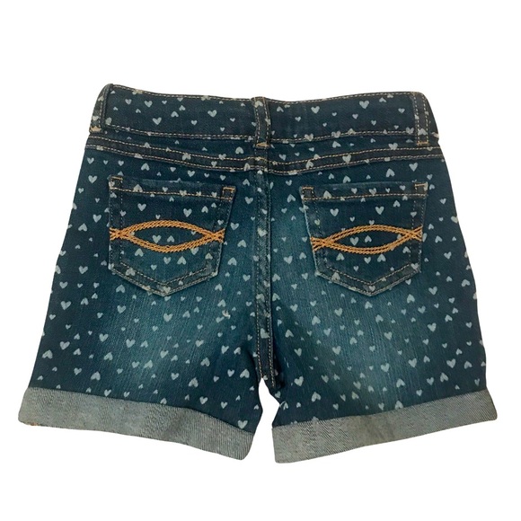 ⭐️ 3/$25⭐️NWT George Girl Heart Mid Shorts⭐️ - Picture 2 of 3